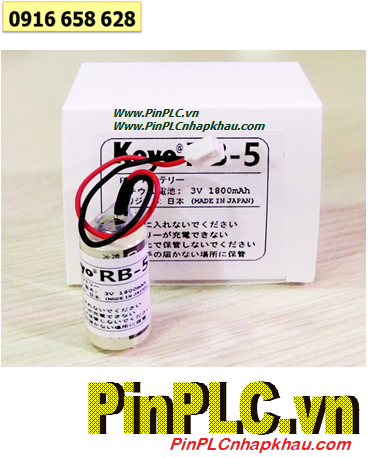 Koyo RB-5, Pin nuôi nguồn PLC Koyo RB-5 lithium 3v 1800mAh chính hãng _Xuất xứ Nhật